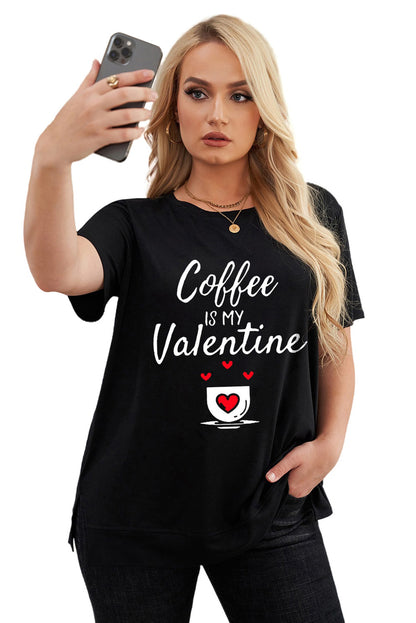 T-shirt ras du cou grande taille à imprimé léopard et éclairs