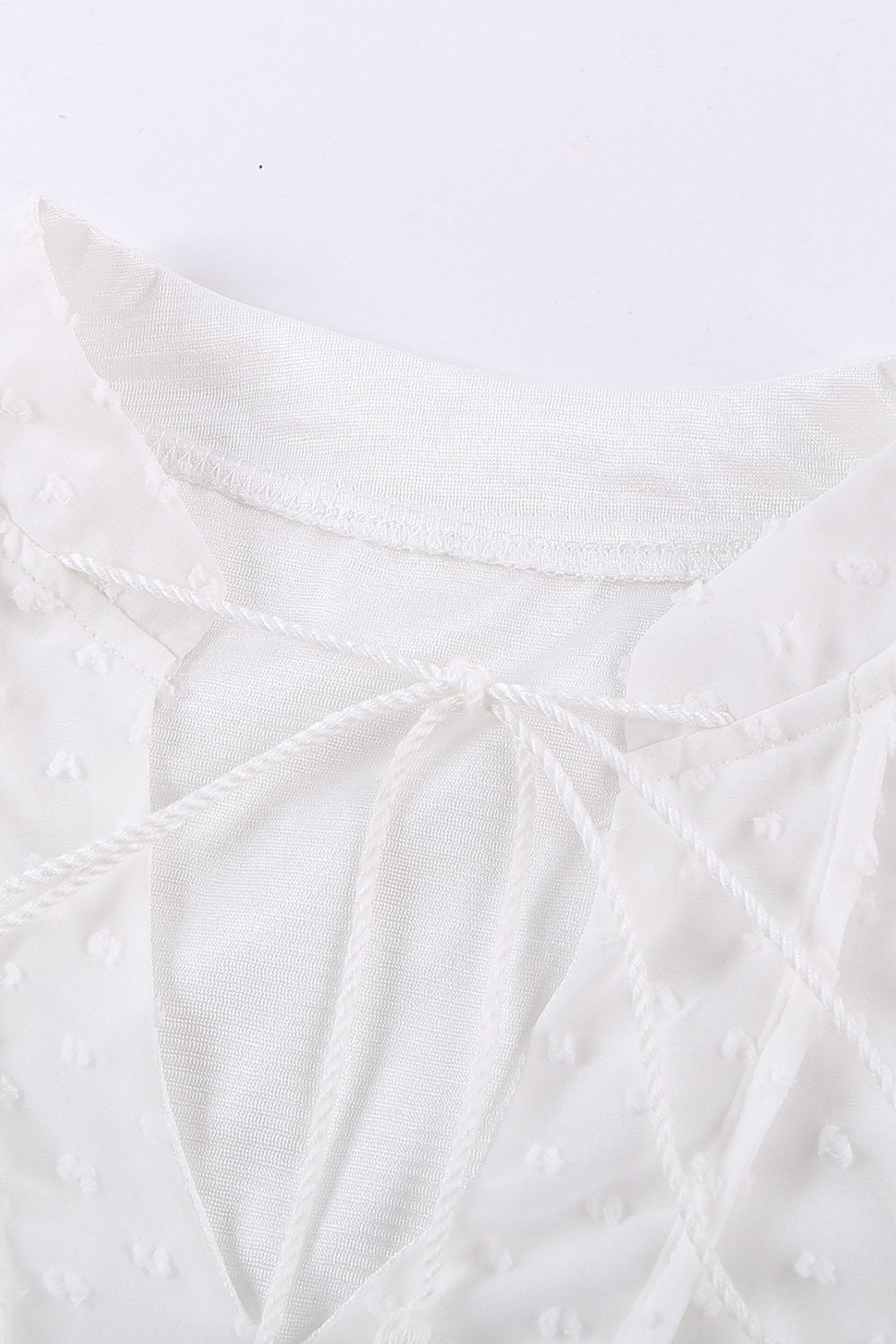 Swiss Dot Tiered Babydoll Mini Dress