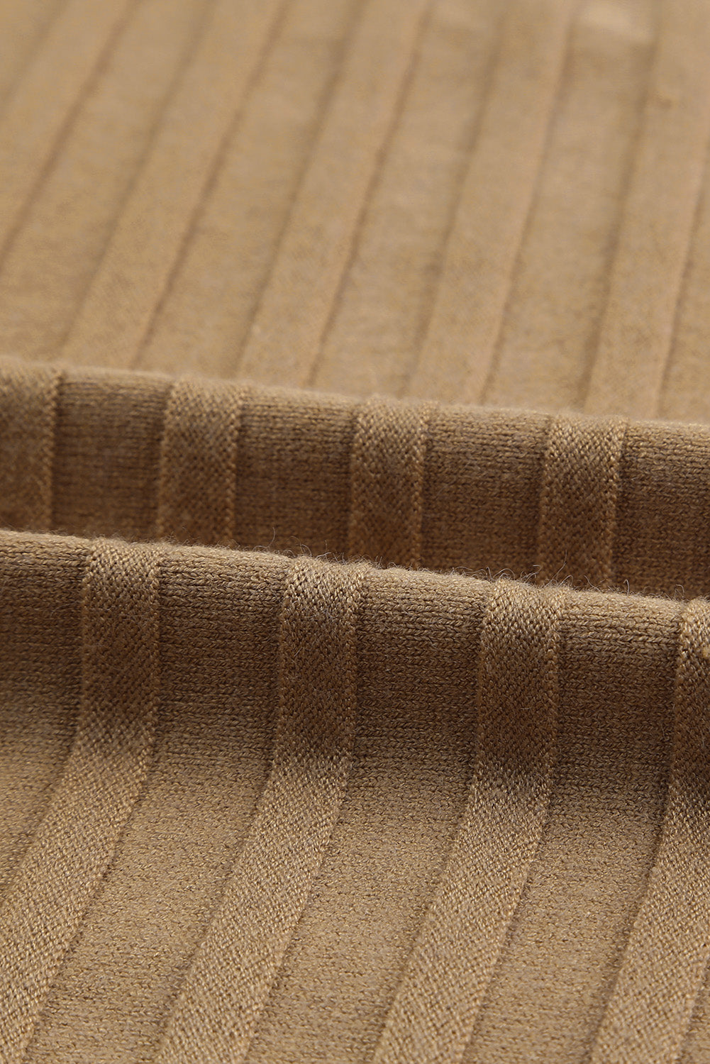 Cárdigan de punto acanalado con frente abierto 