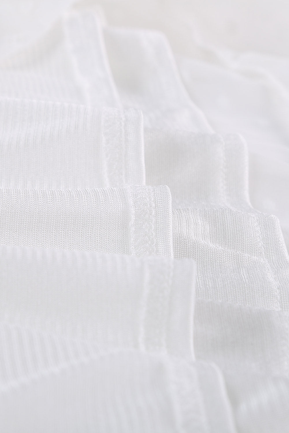 Swiss Dot Tiered Babydoll Mini Dress