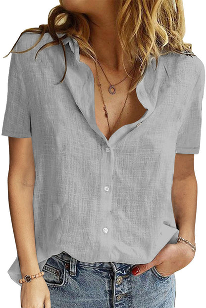 Top de manga corta con textura