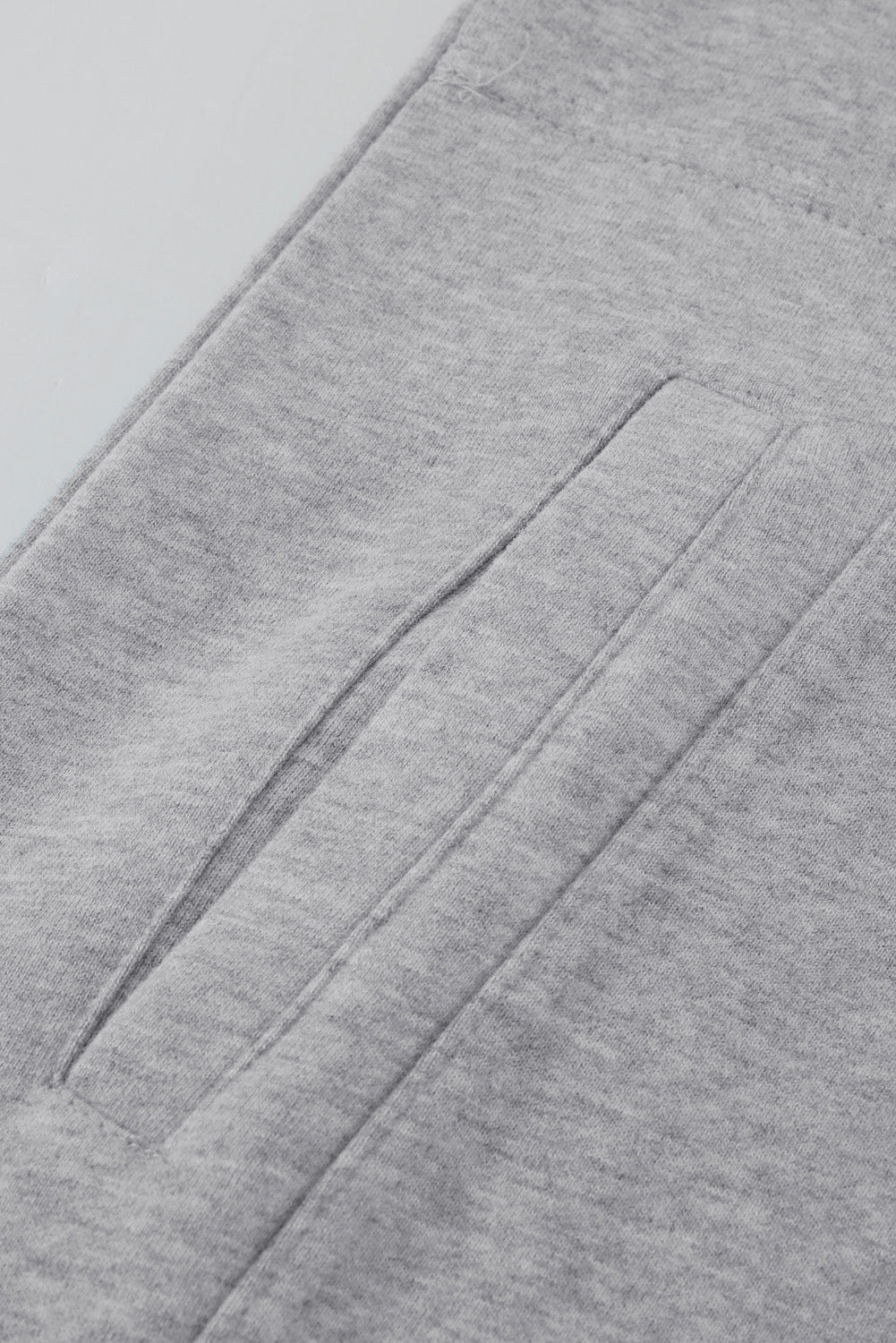 Sweat à capuche à manches longues et demi-fermeture éclair avec poche 