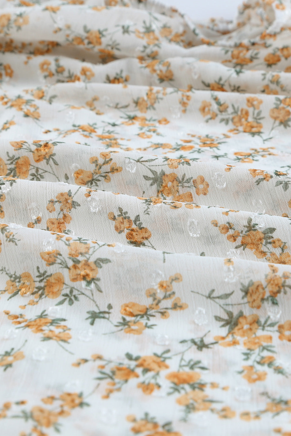 Floral Print Drawstring Long Bell Sleeve Blouse