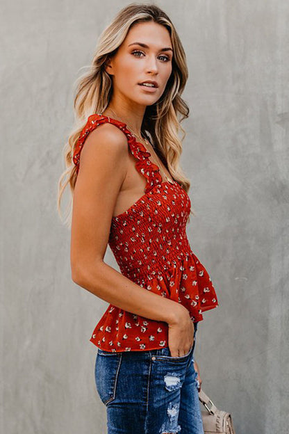 Floral Smock Tank