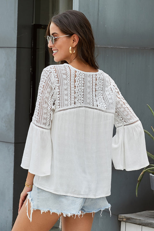 The Du Jour Crochet Blouse