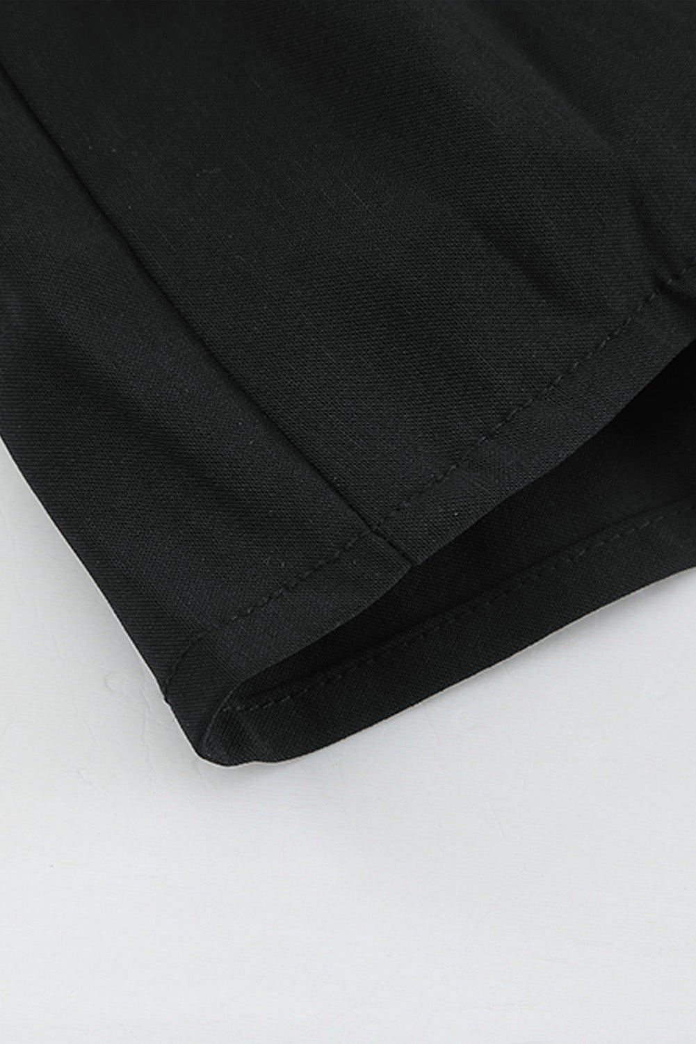 Khaki Bubble Sleeve Split Neck Ruffle Tunic Dress