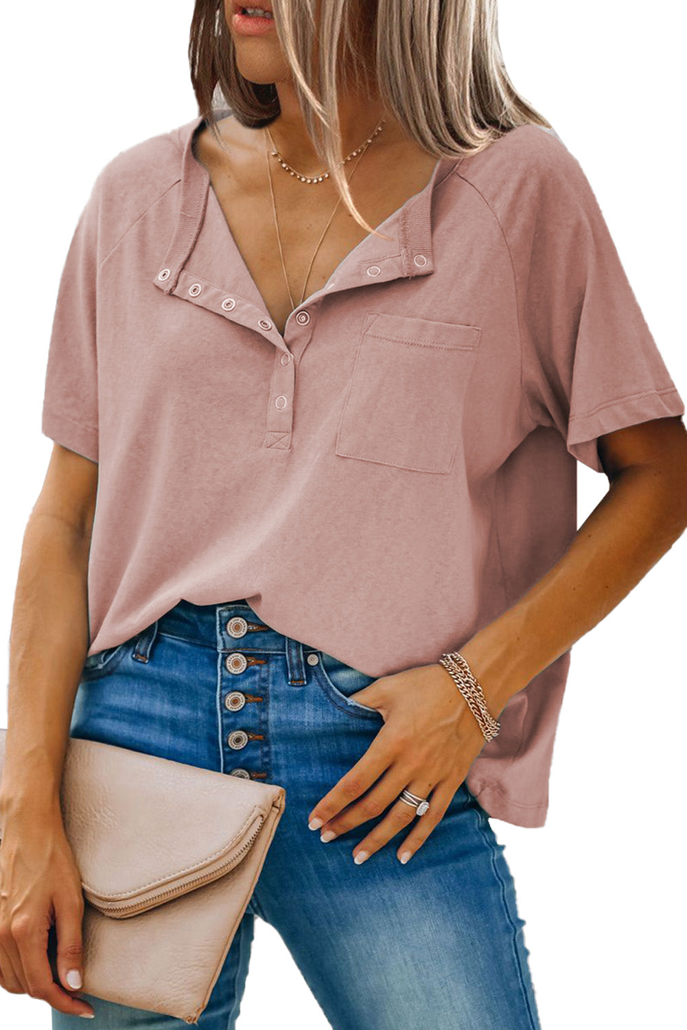 T-shirt à poches Snaps 