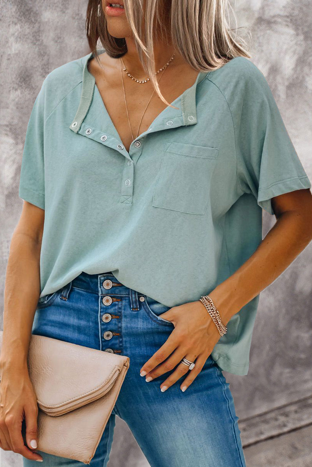 T-shirt à poches Snaps 