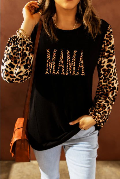 Top recto con estampado de leopardo Sweet Spot