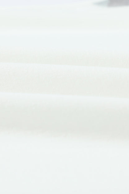 Round Neck Raglan Sleeve Camo Striped Patchwork Top