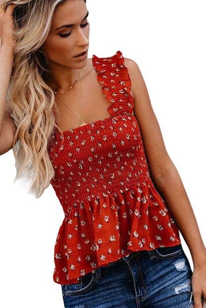 Floral Smock Tank