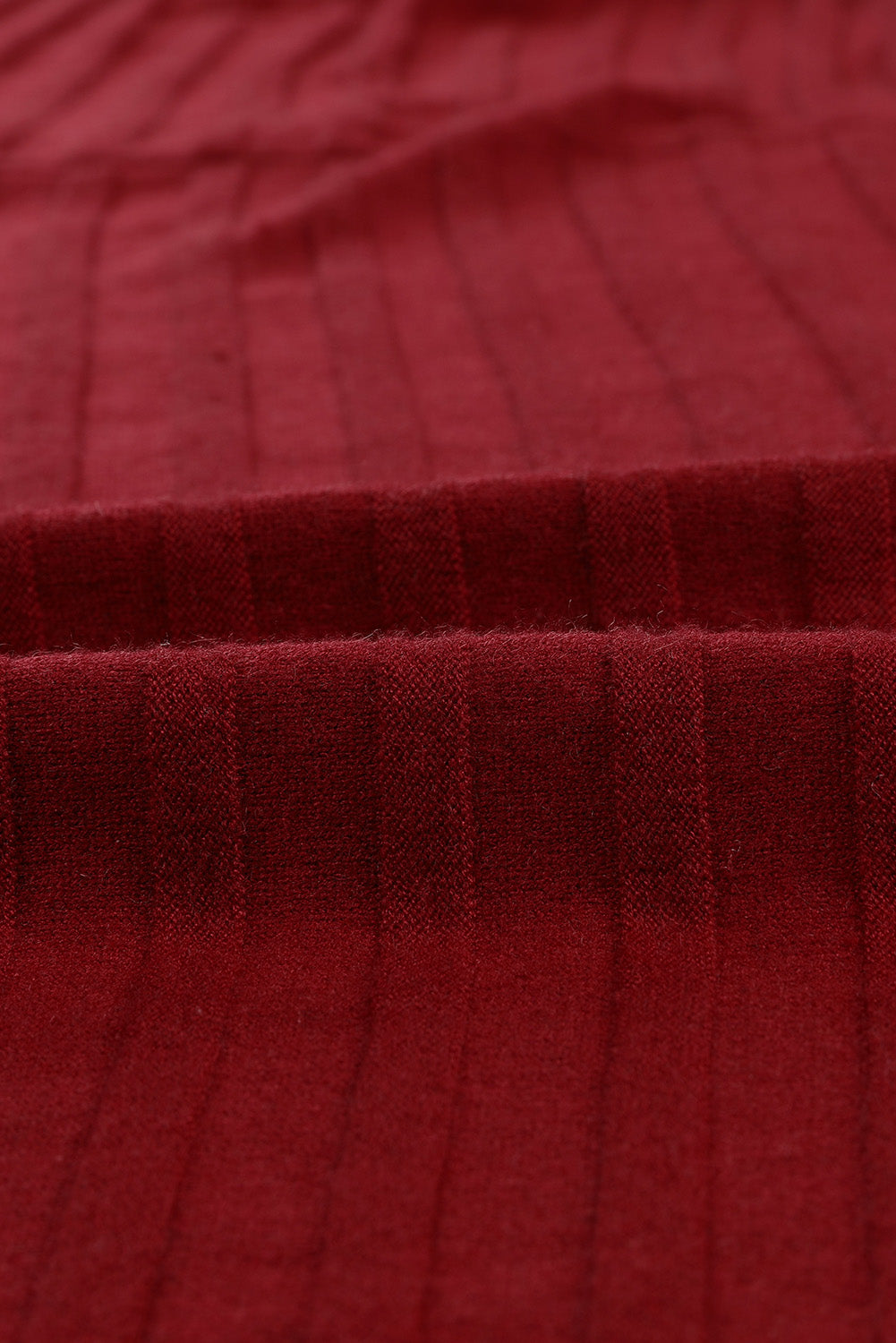 Cárdigan de punto acanalado con frente abierto 