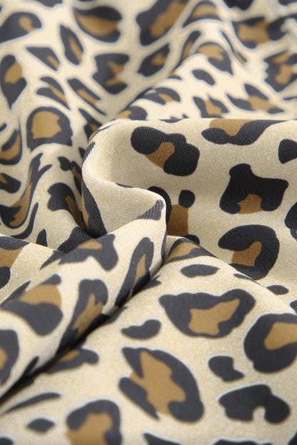 Ensemble de bikini imprimé croisé dans le dos 