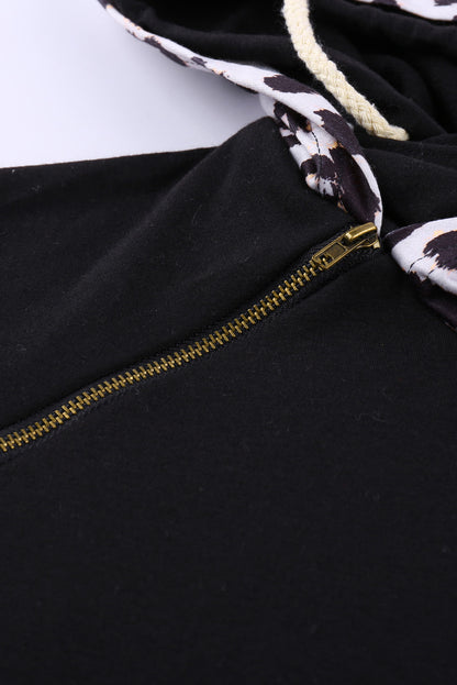 Sweat à capuche avec trou pour le pouce Double Hoods