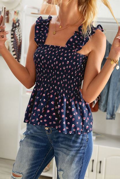 Floral Smock Tank