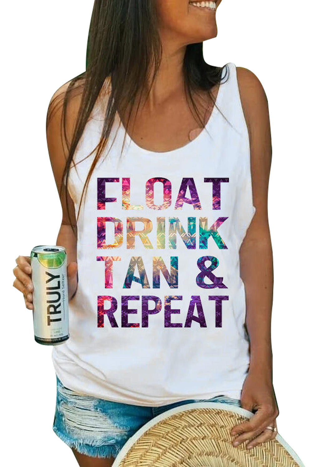 Camiseta sin mangas con estampado de RIVER LIFE