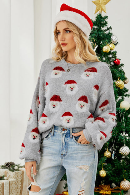 Suéter navideño de Papá Noel 