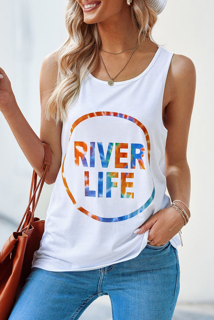 Camiseta sin mangas con estampado de RIVER LIFE