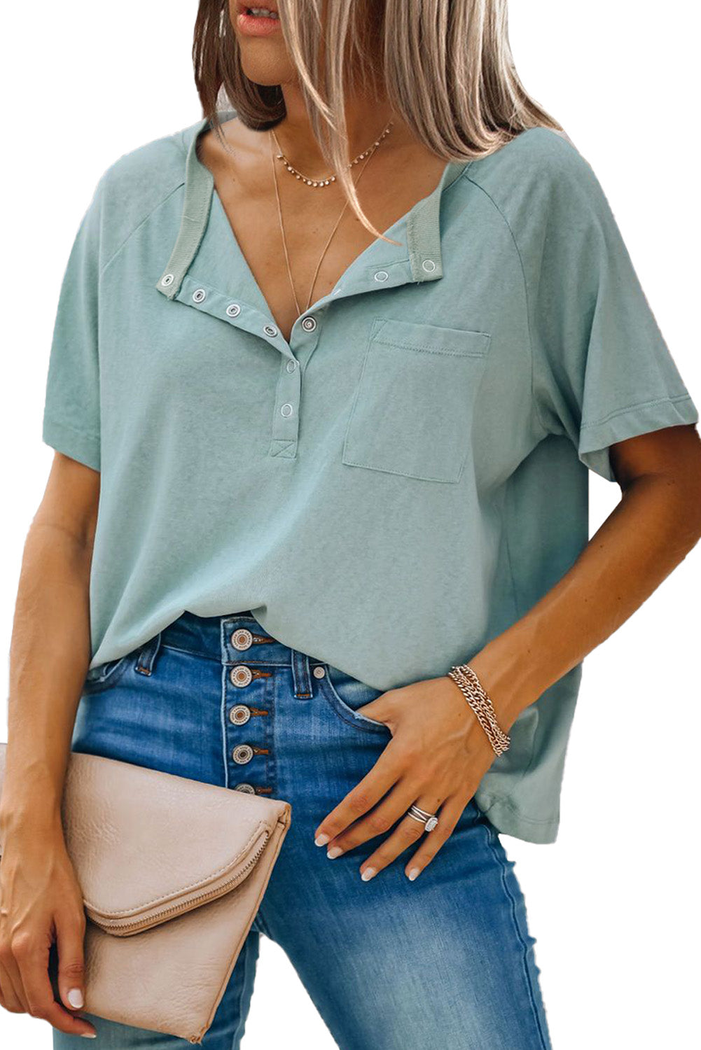 T-shirt à poches Snaps 