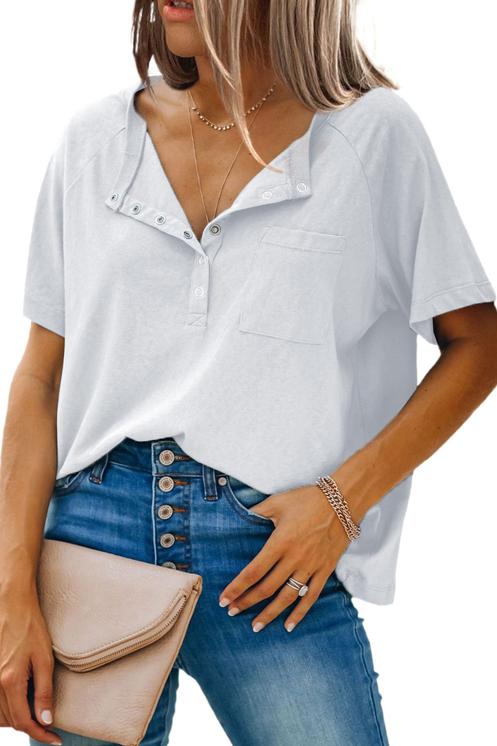 T-shirt à poches Snaps 