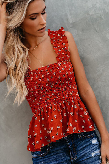 Floral Smock Tank
