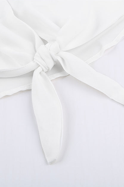 Top con botones y lazo de Forever Tonight