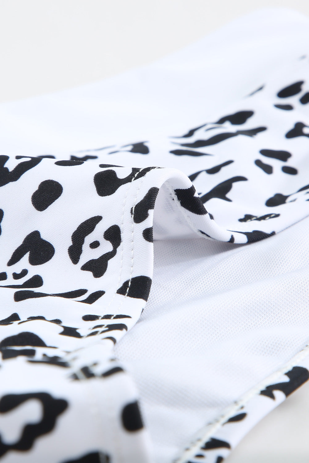 Ensemble de bikini imprimé croisé dans le dos 