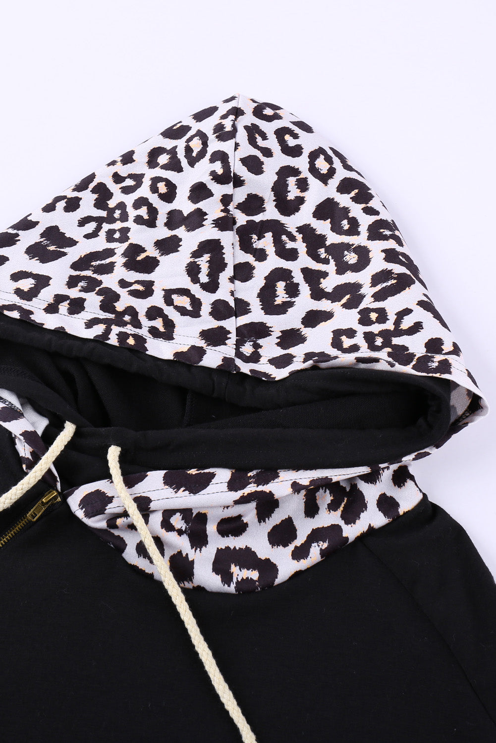 Sweat à capuche avec trou pour le pouce Double Hoods