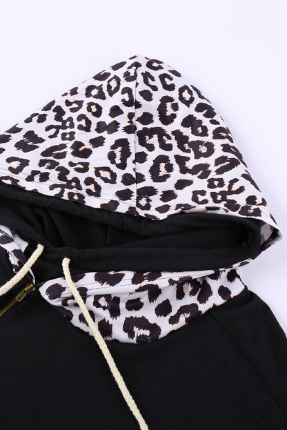 Sweat à capuche avec trou pour le pouce Double Hoods