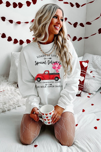 Dark Blue Oversized Solid Drop Shoulder Sweatshirt