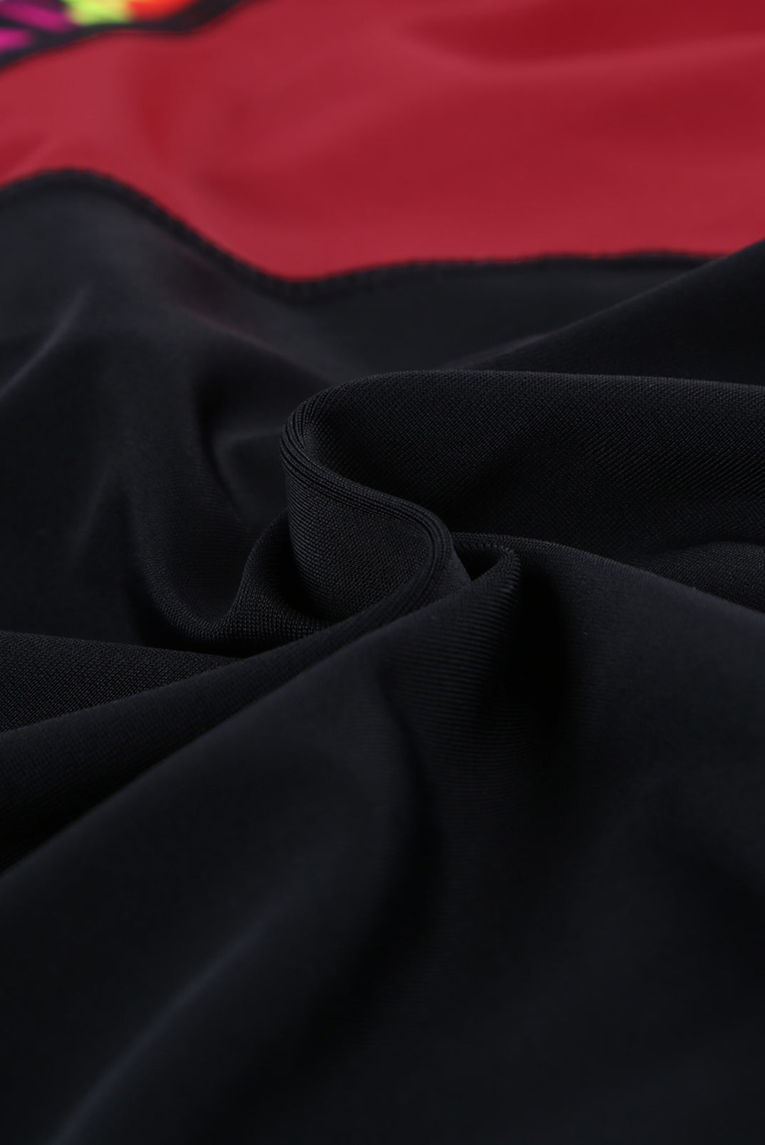 Traje de baño de una pieza Rashguard con patchwork a rayas florales