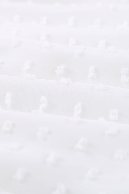 Swiss Dot Tiered Babydoll Mini Dress