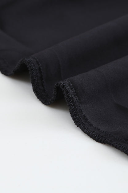 Mini-robe plissée en dentelle patchwork à manches lanternes