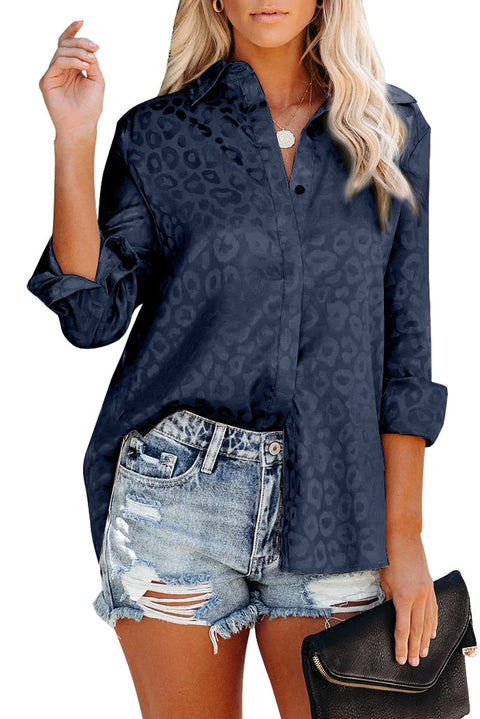 Embossed Button Shirt