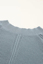 Beige Plain Off Shoulder Knit Pullover Sweater
