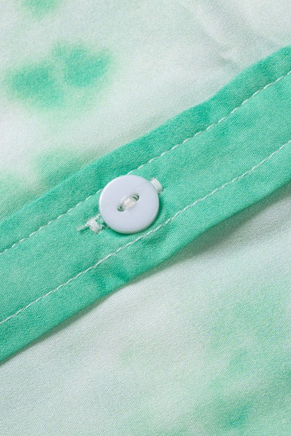 Whirlwind Tie Dye Button Shirt with Pocket