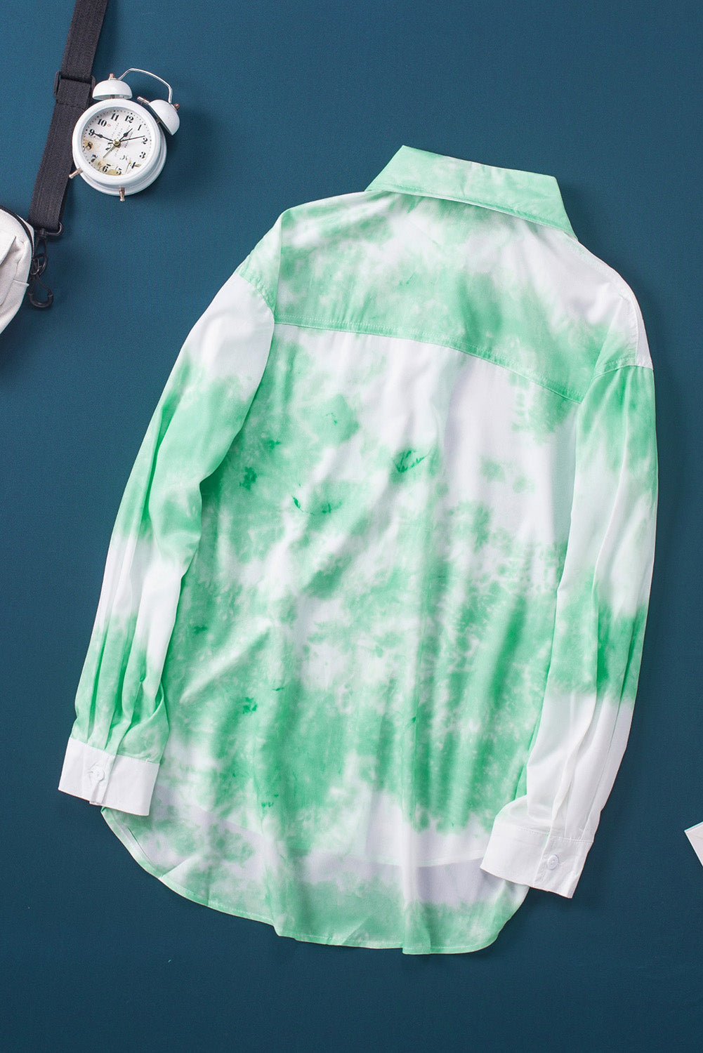 Whirlwind Tie Dye Button Shirt with Pocket