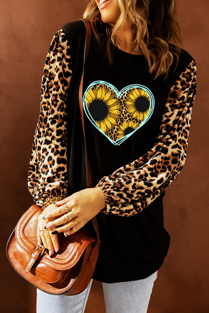 Top recto con estampado de leopardo Sweet Spot