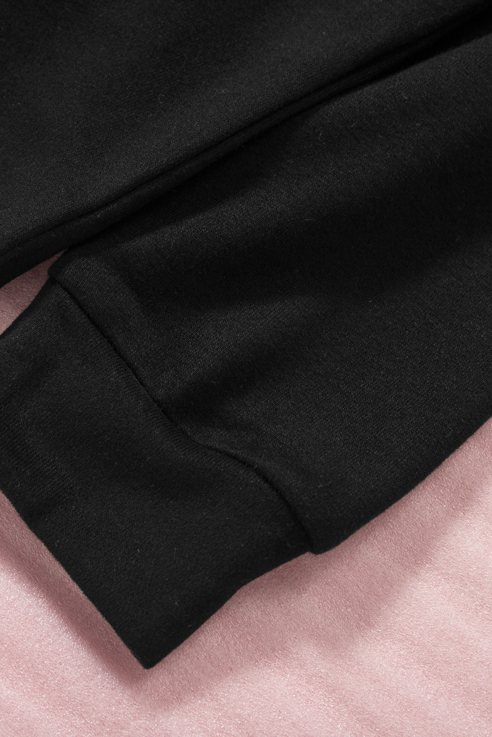 Sweat à capuche à manches longues et demi-fermeture éclair avec poche 