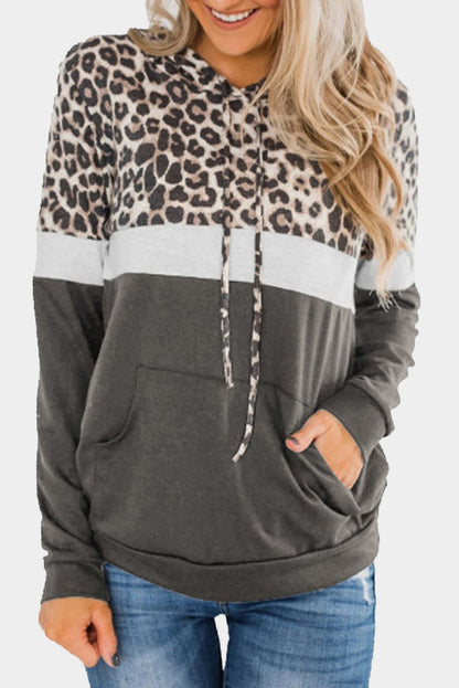 Sweat à capuche color block Into the Jungle 