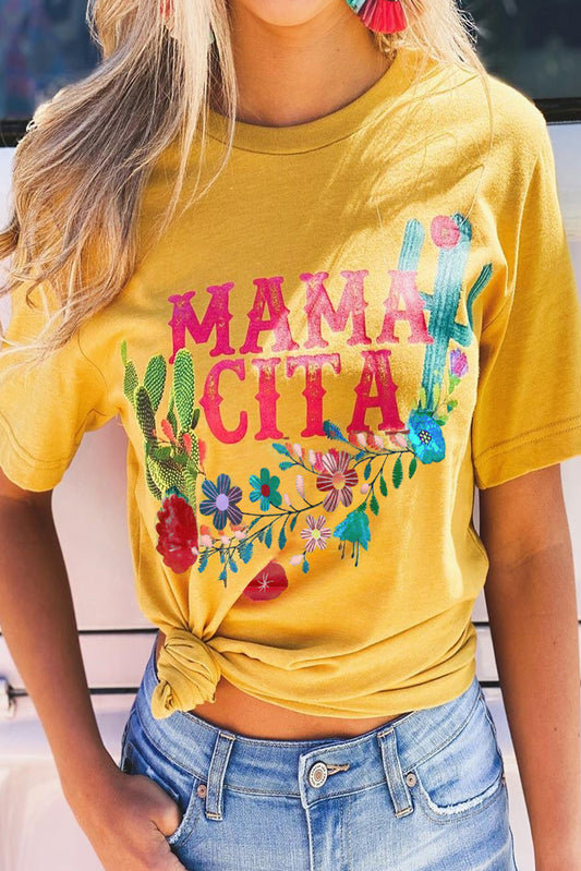 Camiseta Mamacita con Cactus