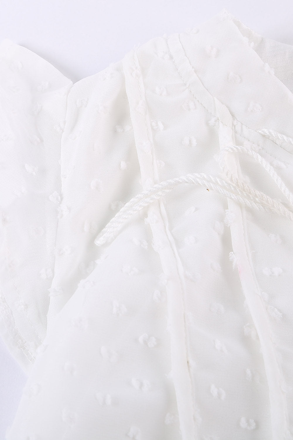 Swiss Dot Tiered Babydoll Mini Dress