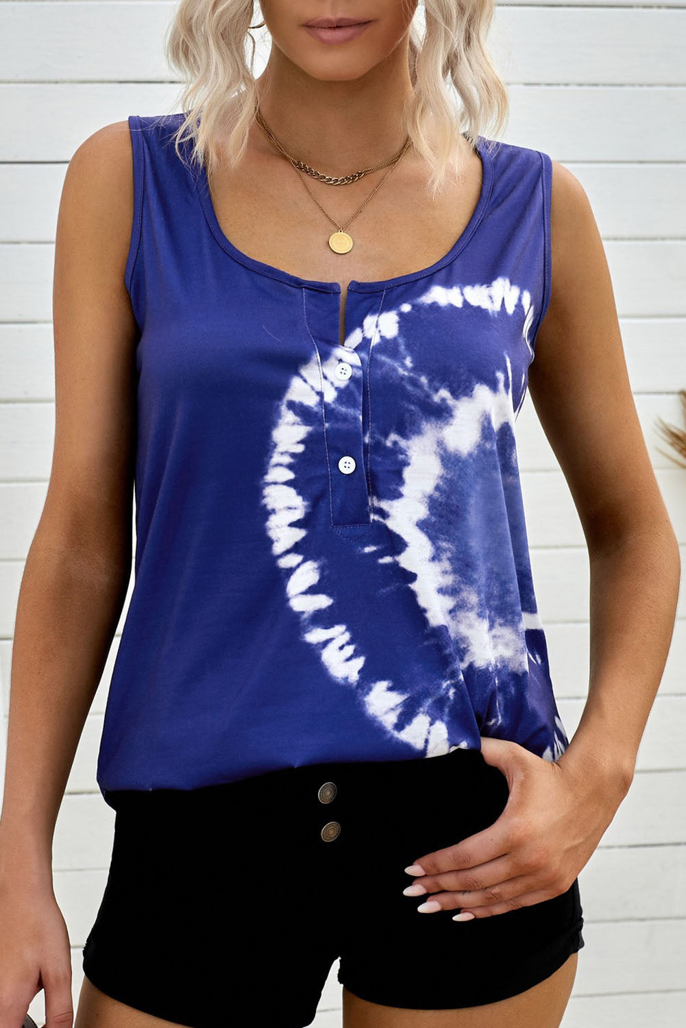 Tie-dye Print Tank Top