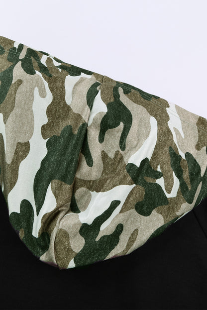 Sweat à capuche avec trou pour le pouce Double Hoods