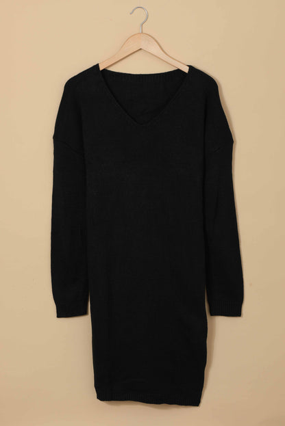 Don’t Let Me Go Tie Sweater Dress