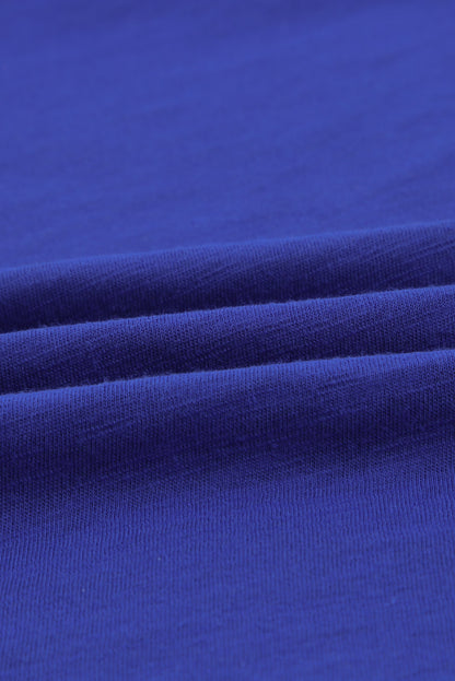 Camiseta mixta de algodón con cuello redondo y agujeros