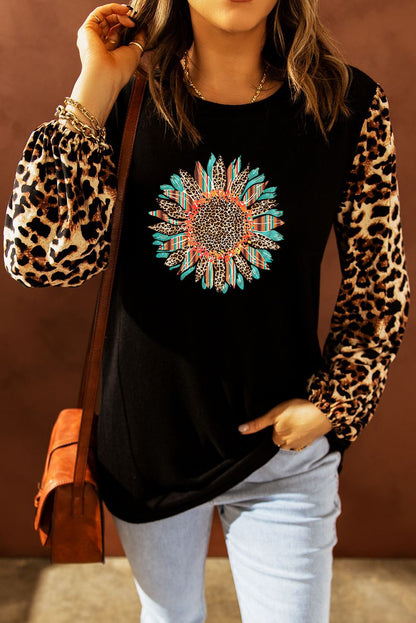 Top recto con estampado de leopardo Sweet Spot