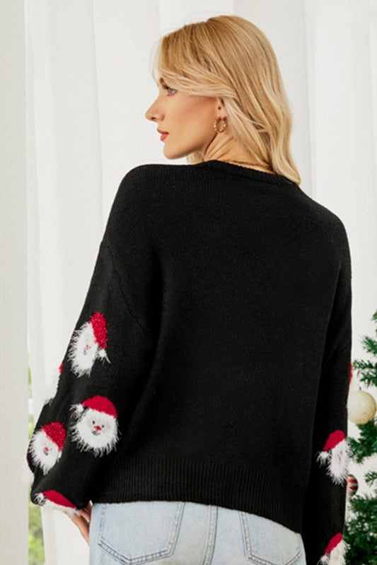 Suéter navideño de Papá Noel 
