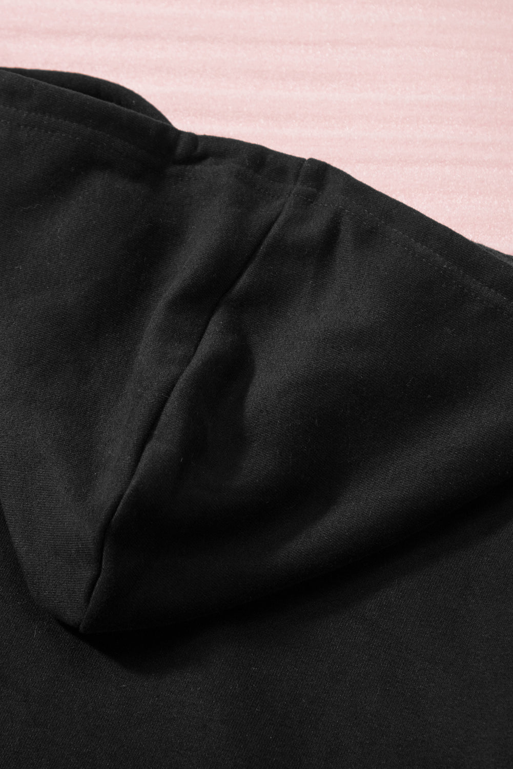 Sweat à capuche à manches longues et demi-fermeture éclair avec poche 