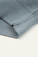 Beige Plain Off Shoulder Knit Pullover Sweater